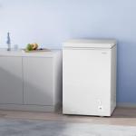 BANGSON Chest Freezer,3.5 Cu.Ft Freezer With Removable Basket,Adjustable Temperature Deep Freezer for Home/Dorms/Apartment/Office