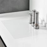 KR KITCHENRAKU Clear Silicone Mat for Kitchen Counter 23.6" Wx15.7 L, Large Silicone Countertop Protector, Nonskid Heat Resistant Desk Saver Pad, Multipurpose Mat, Placemat (1)