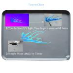 Silicone Mat 550 X 375mm Resin 3D Printer Clean-up or Resin Transfer Surface Cover to Protect Counter Desk for DLP SLA LCD 3D Printer Accessories(Gray)