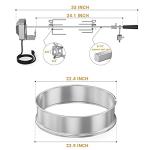 onlyfire Stainless Steel Rotisserie Kit for 22" Grills