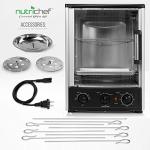 Nutrichef Vertical Countertop Oven with Rotisserie Functions