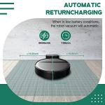 Kilgone Robot Vacuum and Mop Combo, App/Alexa Control, Smart Robot Vacuum Cleaner, Ultra-Thin, Automatic Recharge Robotic Vacuum Cleaner for Pet Hair/Carpet/Hard Floor
