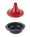 Atlas, Tagine for All Heat Sources, Red, 30 cm - 11.75 in
