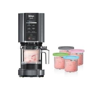 Ninja CREAMi 7-in-1 Ice Cream Maker, Includes (5) Pints, for Ice Cream, Gelato, Sorbet ,Milkshakes, Mix-ins, Smoothie Bowls & More