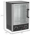 Nutrichef Vertical Countertop Oven with Rotisserie Functions