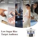 Low Carb Rice Cooker,5L Multifunction Smart Rice Cooker - 4H Keep Warm,Digital Display,Timer & Reservation Function,Suitable for Cooking,Simmering,Stewing,and Steaming(5L,Beige)