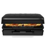 KEINVE 4-Serving Electric Grill and Panini Press, Tough Non-Stick Coating, Drip Tray Catches Grease, Black