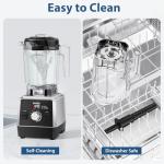 Aeitto Blenders for Kitchen with 68Oz. Jar, 1800W Max Power Smoothie Blender, 3 Preset Programs & 7 Speeds, Professional Countertop Blender for Smoothies, Ice Crush, Frozen Drinks, Silver