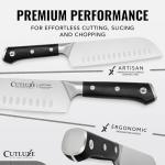 Cutluxe Chef Knife Set, 3 PCS Professional Chef's Knife Set – Razor Sharp German Steel, Full Tang, Ergonomic Handles - Artisan Series