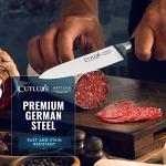 Cutluxe Chef Knife Set, 3 PCS Professional Chef's Knife Set – Razor Sharp German Steel, Full Tang, Ergonomic Handles - Artisan Series