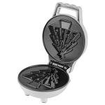 Christmas Tree Mini Waffle Maker- Make this Holiday Special for Kids w Cute 4 Inch Waffler Iron, Electric Non Stick Breakfast Appliance for Xmas Season, Festive Gift or Cute Dessert, Treat for Santa