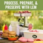 LEM Products Ground Meat Packaging System, Blue