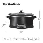 Hamilton Beach 7 Quart Programmable Slow Cooker
