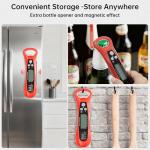 Folding Pocket Digital HVAC Thermometer,Measure temperatures from -50 to 300-degreeC,for HVAC, Refrigeration and Food Service Areas