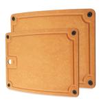 Barenthal Cutting Boards for Kitchen Dishwasher - 2PC Cutting Board Set Double-Sided with Non-Slip Feet and Juice Groove Composite Chopping Board for Kitchen Knife Friendly Cut Meat, Fruit,Vegetable