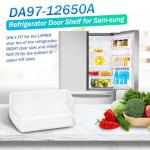 DA97-12650A Door Shelf Bin Basket for Samsung Refrigerator Door Shelf Right Side Replacement for Samsung RF260,RF261,RF263 Refrigerator Shelves Replaces DA63-07104A,2692337,AP5620330,PS4176653-2 PACK