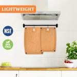 Barenthal Cutting Boards for Kitchen Dishwasher - 2PC Cutting Board Set Double-Sided with Non-Slip Feet and Juice Groove Composite Chopping Board for Kitchen Knife Friendly Cut Meat, Fruit,Vegetable