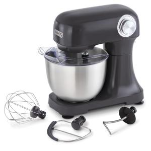DASH Tilt-Head 3.5qt Stand Mixer 12 Speeds with Paddle, Dough Hook, and Whisk Attaachments- Forged Iron