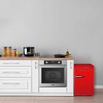 Galanz GLR25MRDR10 Retro Compact Refrigerator, Mini Fridge with Single Doors, Adjustable Mechanical Thermostat with Chiller, Red, 2.5 Cu Ft