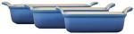Le Creuset Stoneware Heritage Set 3 Rectangular Dishes, Marseille