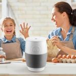 Non-Stick Ceramic Egg Cooker,Quick Scrambled Egg Maker with Silicone Sleeve for Easy Grip and Heat Protection,Microwave Egg Cooker Holds Up to 4 Eggs for Mug Cake, Muffin, Omelet