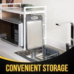 Nexolus 2 Pack Titanium Cutting Board Set, Large Double Sided - 16x11" + 14x9" - Stainless Steel Cutting Board for kitchen with Deep Juice Groove, Built-In Measurement Scale & Easy to Clean