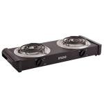 IMUSA Electric Double Burner 1750-Watts, Black