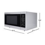 SHARP Countertop Microwave Oven with Removable 13.6" Carousel Turntable, 1100 Watt, 1.6 Cubic Feet, Stainless Steel