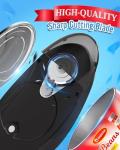 Electric Can Opener Easily Open All Can Sizes with Fast Speed & Smooth Edge, Food-Safe and Battery Operated Can Openers for Kitchen, Automatic Can Opener Hands Free (Black) (Black)