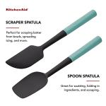 KitchenAid Universal Spatula Set, 2-Piece, Aqua Sky