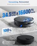 ECOVACS DEEBOT X9 PRO Omni Robot Vacuum and Mop, 16,600Pa Blast Suction, OZMO Roller Instant Self-Washing Mop, ZeroTangle 3.0, Triple Lift System, AI Navigation, Hands-Free Omni Station