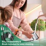 5-In-1 Electric Cheese Grater,300W Salad Maker,Electric Grater for Block Cheese,Kitchen Electric Food Slicer Shredder,Chopper for Vegetables Cucumber Carrots Cabbage Nuts(Black)