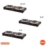 IMUSA Electric Double Burner 1750-Watts, Black