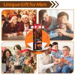 Contour Gauge (12+5 Inch) with Lock, Super Contour Duplicator Gauge Shape and Outline Tool Woodworking Tools Christmas Gifts for Men Dad Husband Him Tools for Men Construction Ruler Outline Angle Tool