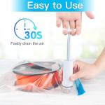 YOOPAI Filament Storage Bag Vacuum Kit-20Pack Cleaning Drying Sealed Bags for 3D Printer Filament with Desiccants/Humidity Indicator Cards/Hand Pump (Plastic 13.2 x 12.7inch)