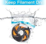 YOOPAI Filament Storage Bag Vacuum Kit-20Pack Cleaning Drying Sealed Bags for 3D Printer Filament with Desiccants/Humidity Indicator Cards/Hand Pump (Plastic 13.2 x 12.7inch)