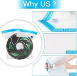 YOOPAI Filament Storage Bag Vacuum Kit-20Pack Cleaning Drying Sealed Bags for 3D Printer Filament with Desiccants/Humidity Indicator Cards/Hand Pump (Plastic 13.2 x 12.7inch)