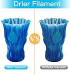 YOOPAI Filament Storage Bag Vacuum Kit-20Pack Cleaning Drying Sealed Bags for 3D Printer Filament with Desiccants/Humidity Indicator Cards/Hand Pump (Plastic 13.2 x 12.7inch)