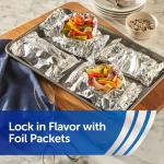 Reynolds Wrap Pre-Cut Pop-Up Heavy Duty Aluminum Foil Sheets, 14 x 10.25 Inches, 30 Sheets (Pack of 5), 150 Total