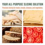 LEM Products 7 ½ Inch Electric Meat Slicer Machine with a Stainless Steel Serrated Blade