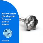 nutribullet Lite Immersion Blender Dark Gray