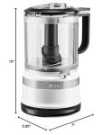 KitchenAid 5 Cup Food Chopper KFC0516WH, White