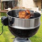 Onlyfire Universal Barbecue Grill 3 Inch Slide Rotisserie Motor Bracket, Black