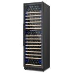 200 Bottle Dual Zone Wine Fridge – 24 Inch Large Capacity Wine Cooler Refrigerator Freestanding/Built-In with Upgraded Compressor, Low-Noise Wine Cellar & Intelligent Temperature Control - Black