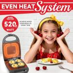 SugarWhisk Egg Bite Maker with 2 Silicone Egg Molds for Breakfast Sandwiches, Breakfast Maker, Omelet Pan, Healthy Snacks or Desserts, Black