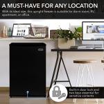 Whynter CUF-301BK 3 cu. ft Energy Star Upright Freezer with Lock – Black