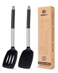 Silicone Slotted Turners - Set of 2 Spatulas