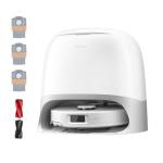 roborock Qrevo Curv S5X Robot Vacuum and Mop, 18500Pa Suction, Zero-Tangling Design, FlexiArm Side Brush, AI Obstacle Avoidance, 10 Weeks Self-Emptying, Auto Washing for Hard Floor, Corner, Pet Hair