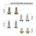 Upgraded 4318165 Freezer Door Closer Cam Kit Compatible with Whirl-Pool Refrigerators Replaces AP3103517 1104788 1115905 2155312 2155313 2182132 4211257 978800 986758 AH358690 by Sikawai