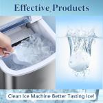 Ice Machine Cleaner Descaler Tablets-36Pack Ice Maker Cleaner Compatible with Frigidaire, Opal, GE Profile, Kitchenaid, Nickel Safe Scale Remover for Countertop, Nugget Ice Makers